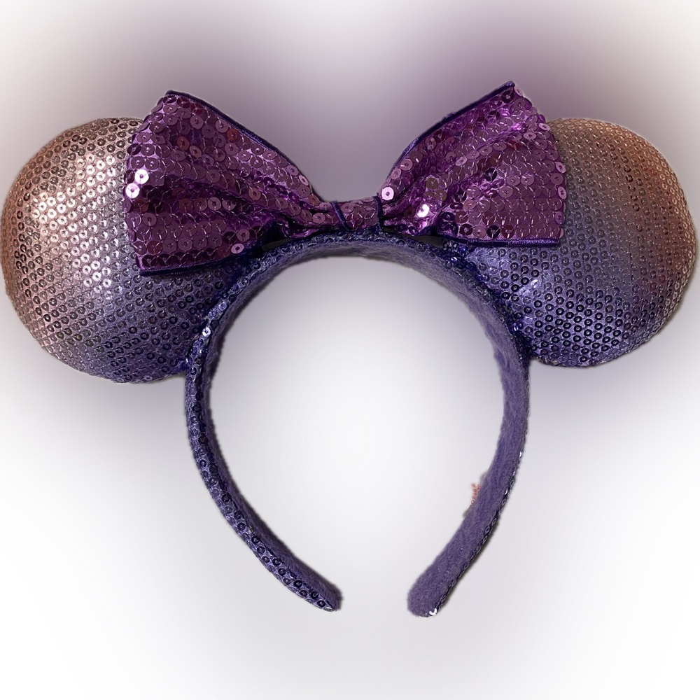 Tokyo Disney pastel lavender and pink Minnie Ears
